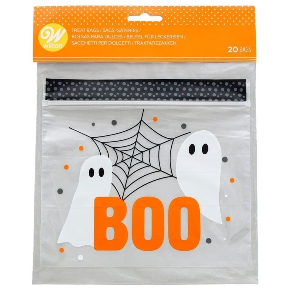'Boo' Halloween Resealable Treat Bags