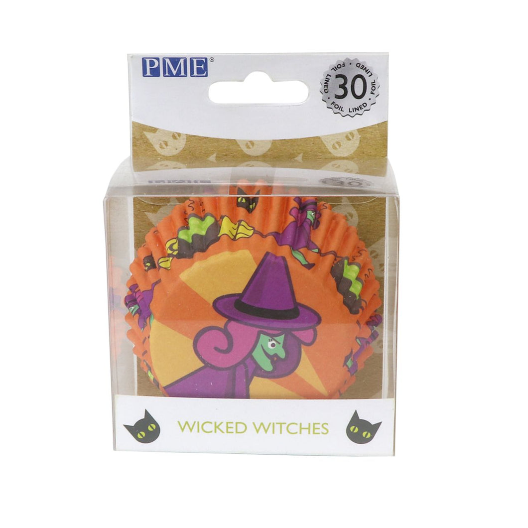 Wicked Witches Foil Lined Cupcake Cases