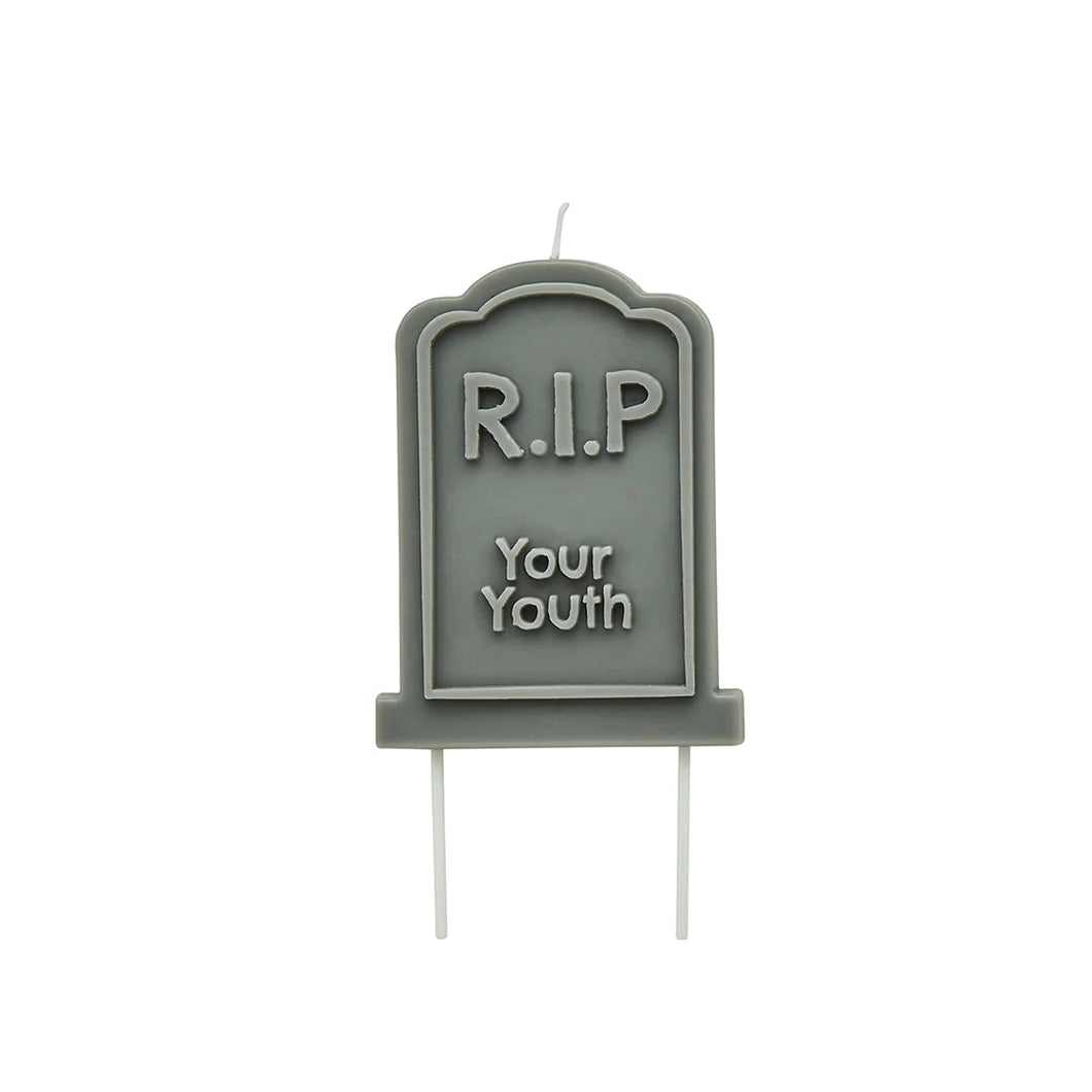 R.I.P Your Youth Gravestone Candle
