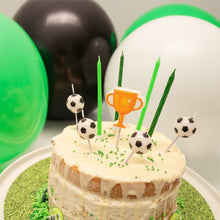 Load image into Gallery viewer, 9 Football Cake Topper Candles
