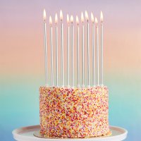 Load image into Gallery viewer, Tall Skinny Candles with Holders
