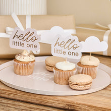 Load image into Gallery viewer, Cloud &amp; Hello Little One Food Picks - Pack of 12
