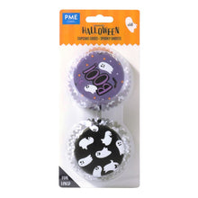 Load image into Gallery viewer, Halloween Foil-lined Cupcake Cases - Spooky Ghosts (Pack of 60)
