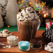 Load image into Gallery viewer, Hot Chocolate Decorating Kit -  Melting Snowman (260g / 9.17oz)
