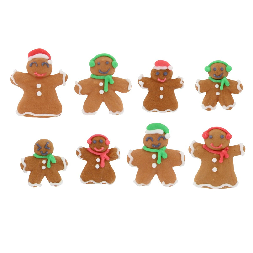Gingerbread Family Pipings - Pack of 16 (CLICK & COLLECT ONLY)