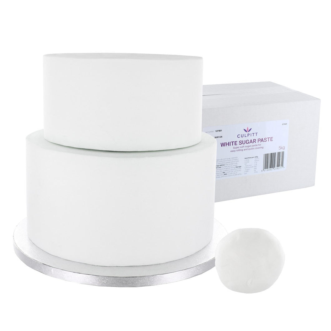 Culpitt Super Soft Sugar Paste - White 5kg