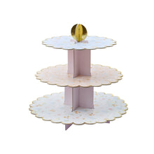 Load image into Gallery viewer, Floral 3 Tier Cake Stand
