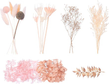 Load image into Gallery viewer, Deluxe Dried Flower Box (Peachy Pinks, White &amp; Gold)
