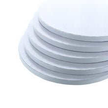 Load image into Gallery viewer, 12mm Lightweight Round White Cake Drum
