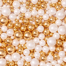 Load image into Gallery viewer, Magical Sprinkle Mixes - 100g (Gold Gold &amp; White Pearl Mix)
