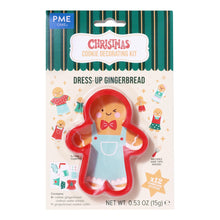 Load image into Gallery viewer, Christmas Cookie Decorating Kit - Dress-up Gingerbread
