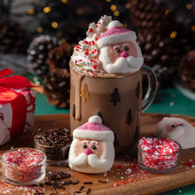 Load image into Gallery viewer, Hot Chocolate Decorating Kit -  Puffy Santa (260g / 9.17oz)
