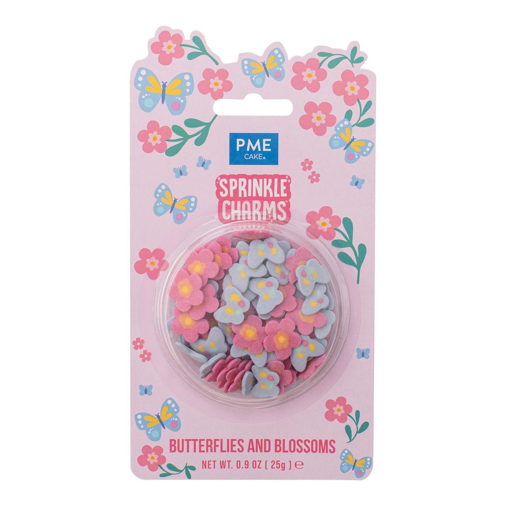 Butterflies & Blossoms Sprinkle Charms