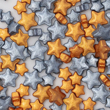 Load image into Gallery viewer, Gold &amp; Silver Stars Sprinkle Charms
