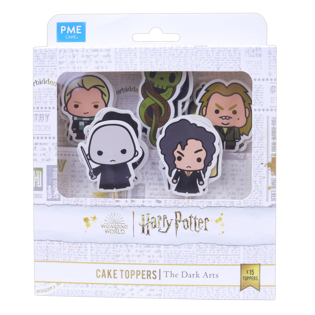 PME Harry Potter Cake Toppers, Pack of 15, The Dark Arts