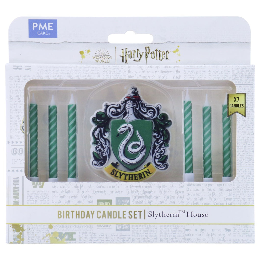 PME Harry Potter Candle Set of 7, Slytherin