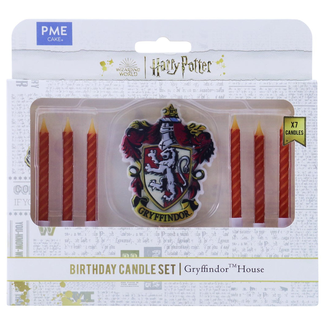 PME Harry Potter Candle Set of 7, Gryffindor