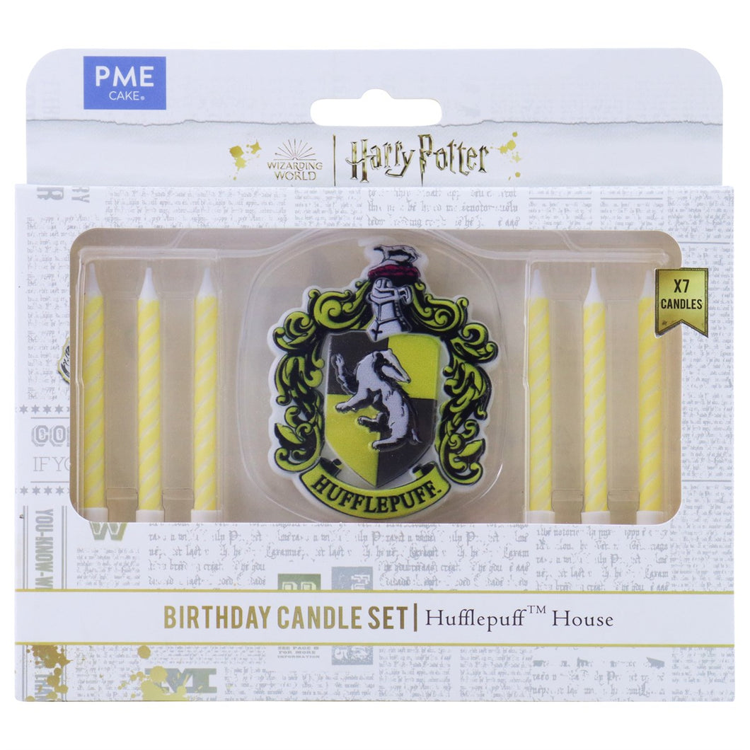 PME Harry Potter Candle Set of 7, Hufflepuff
