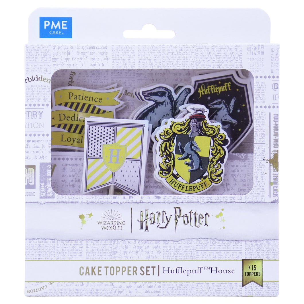 PME Harry Potter Cake Toppers, Pack of 25, Hufflepuff