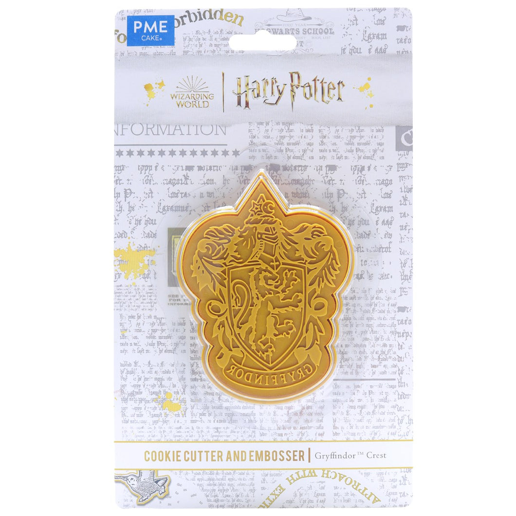 PME Harry Potter Cookie Cutter & Embosser, Gryffindor Crest