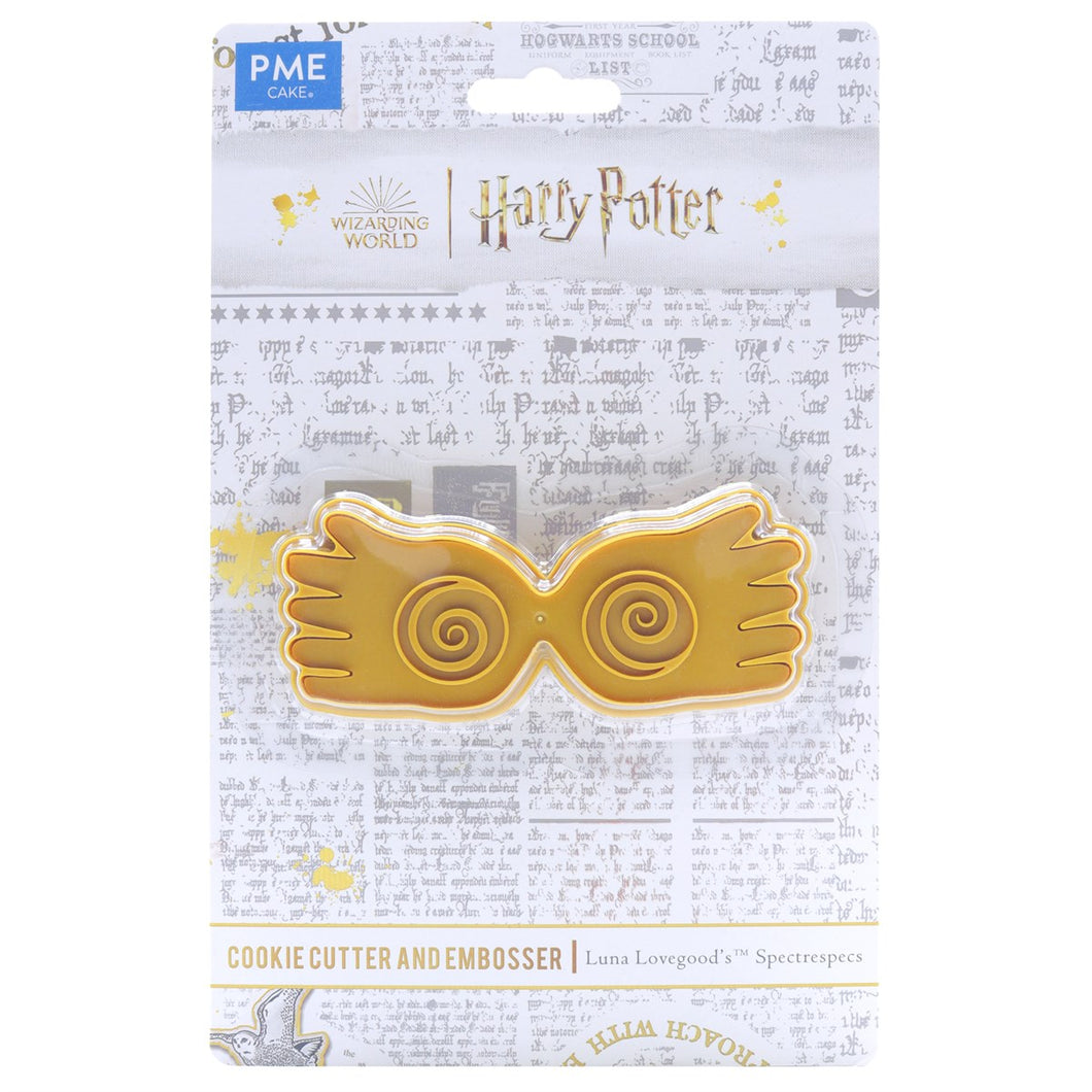 PME Harry Potter Cookie Cutter & Embosser, Luna Lovegood Spectrspecs