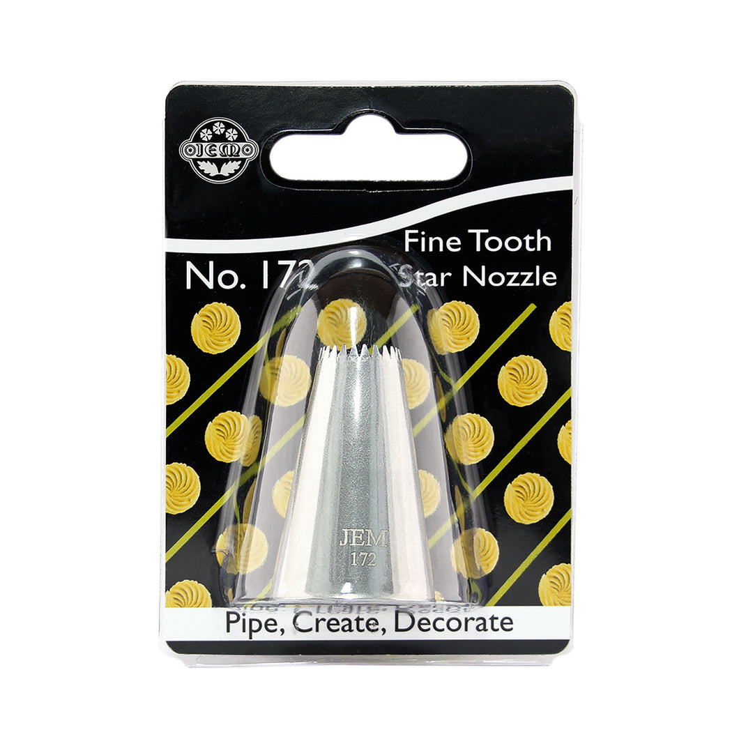No. 172 Fine Tooth Open Star Nozzle