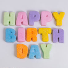 Load image into Gallery viewer, Mallows - Marshmallow Treats - Happy Birthday Letters
