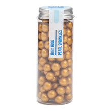 Load image into Gallery viewer, 8mm Pearl Sprinkles - Gold (40g / 1.41oz)
