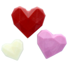 Load image into Gallery viewer, Geometric Hearts SweetMelts - Pack of 10 (CLICK &amp; COLLECT ONLY)
