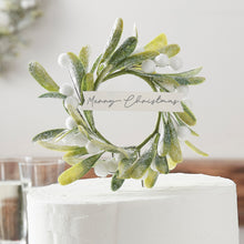 Load image into Gallery viewer, Christmas Mistletoe Cake Topper
