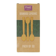 Load image into Gallery viewer, Bamboo Cutlery Spoons Pack of 30

