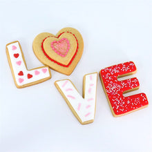 Load image into Gallery viewer, Valentines Cookie Cutter Set of 5 - LOVE
