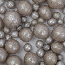 Load image into Gallery viewer, Mixed Size Pearl Sprinkles - Silver (76g / 2.68oz)
