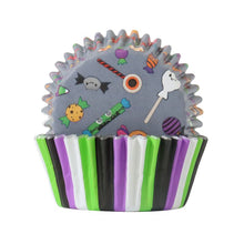 Load image into Gallery viewer, Halloween Foil-lined Cupcake Cases - Trick or Sweet (Pack of 60)
