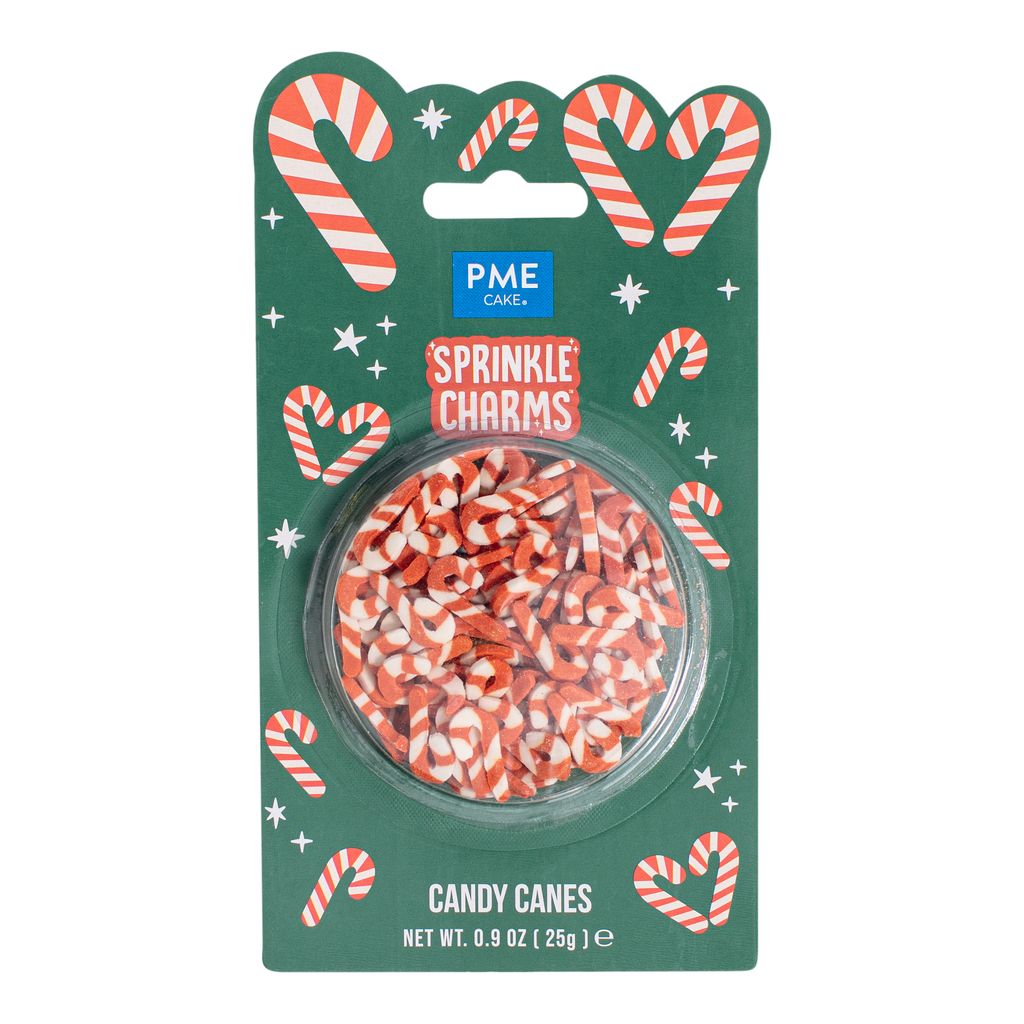 Christmas Sprinkle Charms - Candy Canes (25g / 0.9oz)