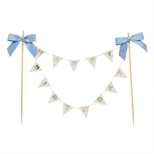 Load image into Gallery viewer, Bow 'Happy Birthday' Bunting Cake Topper
