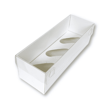 Load image into Gallery viewer, White Cupcake Box with Clear Lid
