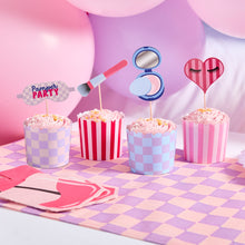 Load image into Gallery viewer, Make Up Food Picks &amp; Food Cup Set - Pack of 12
