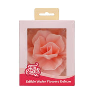 Pink Large Rose Pastella Deluxe Wafer Flower