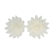 Load image into Gallery viewer, White Medium Aster Deluxe Wafer Flowers Pack Of 14
