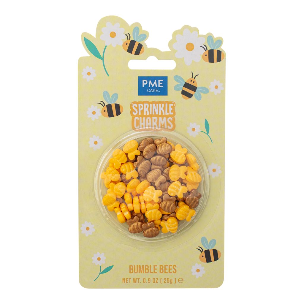 Bumble Bee Sprinkle Charms