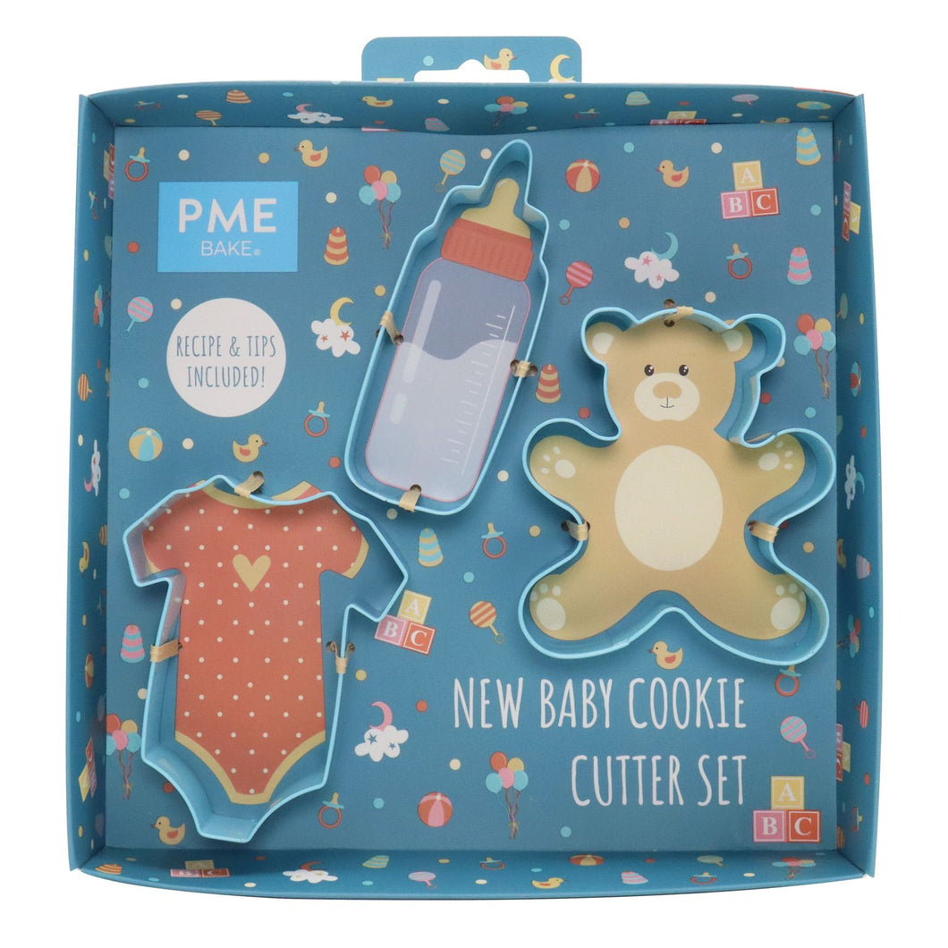 New Baby Cookie Cutter Set of 3