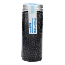 Load image into Gallery viewer, 4mm Pearl Sprinkles - Black (74g / 2.61oz)
