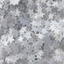 Load image into Gallery viewer, Edible Glitter Shapes - Silver Stars
