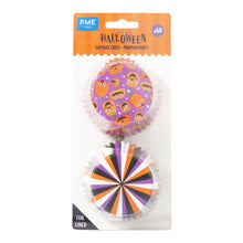 Load image into Gallery viewer, Halloween Foil-lined Cupcake Cases - Pumpkin Party (Pack of 60)
