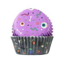 Load image into Gallery viewer, Halloween Foil-lined Cupcake Cases - Wicked Witch (Pack of 60)
