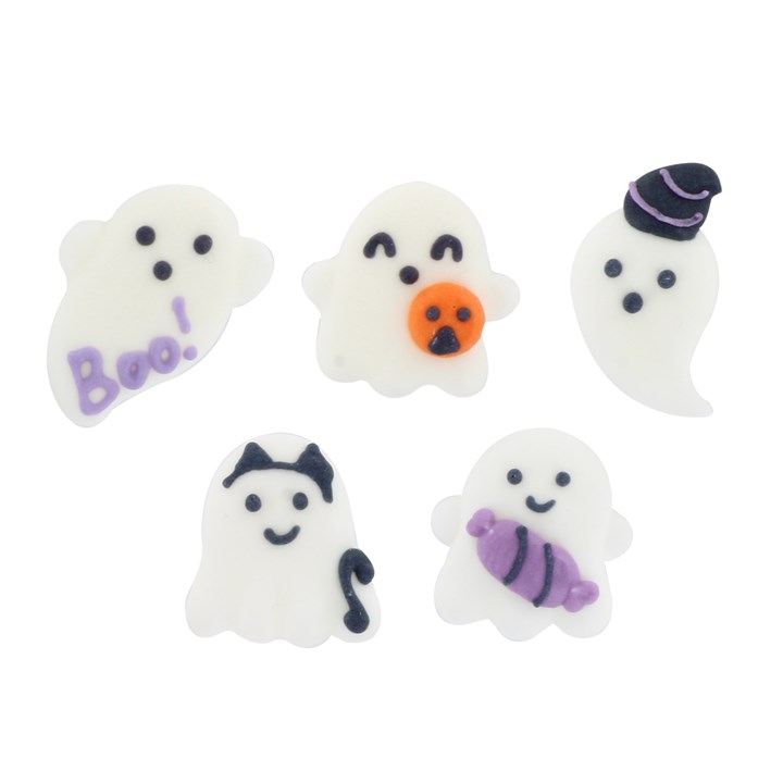 Halloween Ghost Pipings - Set of 15 (CLICK & COLLECT ONLY)