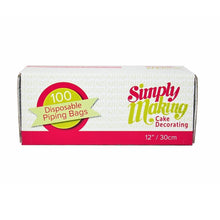 Load image into Gallery viewer, Roll Of 100 Bags - 12 Inch/30.5cm Disposable High Quality Anti-Slip Piping/Icing Bags
