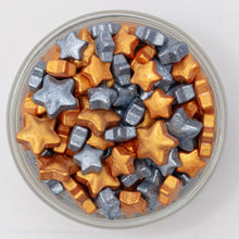 Load image into Gallery viewer, Gold &amp; Silver Stars Sprinkle Charms
