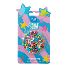 Load image into Gallery viewer, Rainbow Stars Sprinkle Charms
